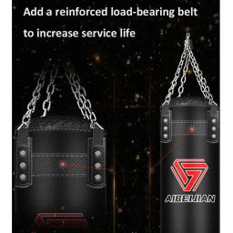 Kickboxing Saco de Perfuração para Adultos Crianças, MMA Taekwondo Sandbags, Gancho Rotativo 360 °, Sacos De Boxe, Home Sanda Training, 70cm-120 - Image 4