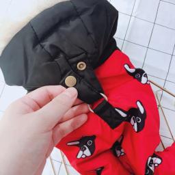 Dog Coat Jacket Roupas Cachorro Quente Cachorro Impermeável Com Capuz Pet Vestuário Chihuahua French Bulldog Clothes - Image 6