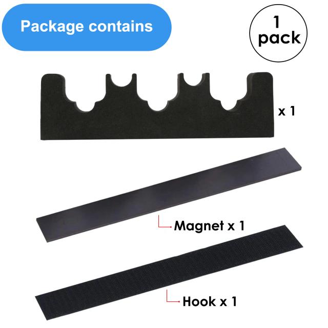 Suporte Multifuncional para Armas em EVA com Tira Magnética e Montagem na Parede - Ideal para Caça e Uso Interno/Externo