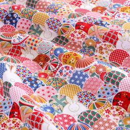 Algodão japonês Impresso Patchwork Tecido Quilting Material Para Bonecas De Costura E Sacos Needlework Acessórios 20x2 5cm/Pcs TJ0361 - Image 4