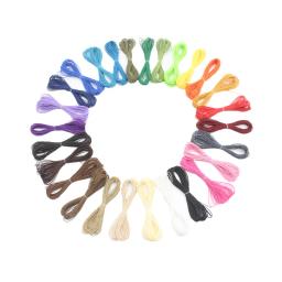 Fio De Couro Encerado Para Fazer Jóias, Multi Cores, Cera, Cordão De Algodão, Corda Para DIY, Pulseiras, Colar, Artesanato, 10m, 1mm, 2 Lot - Image 1