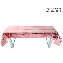 Decoração de festa descartável em ouro rosado, utensílios de mesa para aniversário de crianças e adultos, copo, prato, suporte para bolo, chá de noiva e bebê - Image 4