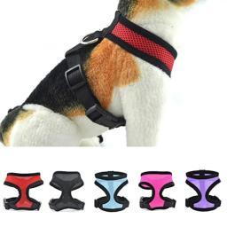 Cinta de segurança para cachorro, coleira forte de malha macia para passeio com cachorro, colete ajustável de controle de animais de estimação, cabo grande - Image 2