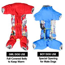 Roupas de cachorro para o inverno, macia e quente para cães pequenos, meninos e meninas, macacão para animais de estimação, roupa de neve york - Image 3