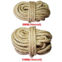 Fio de juta 100% natural, cordas de macrame para decoração artesanal diy - Image 3