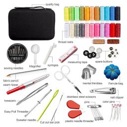 Kits de costura diy multi-função caixa de costura conjunto para a mão estofando costura bordado linha costura acessórios kits de costura - Image 2