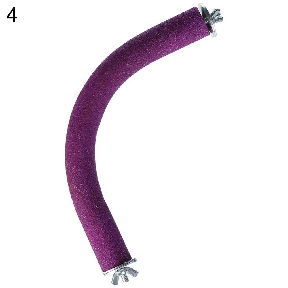 Papagaio animal de estimação u forma barra suporte poleiro moagem garra brinquedo suprimentos pássaro gaiola decoração acessórios do pássaro - Image 1