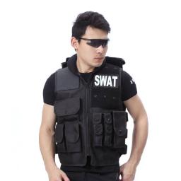 Colete tático preto genuíno masculino, modelo à prova de balas, Cs Protective Equipment - Image 1