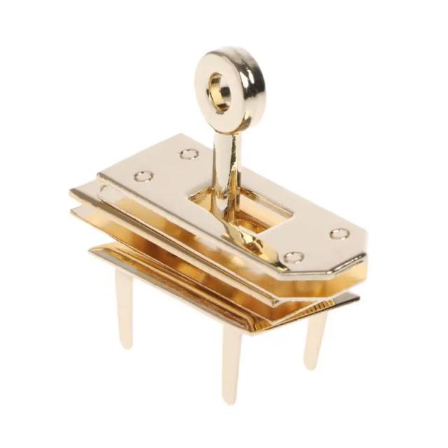 Fecho de Metal Turn Lock para DIY: Fivelas de Torção para Bolsas de Couro Crossbody e Ombro