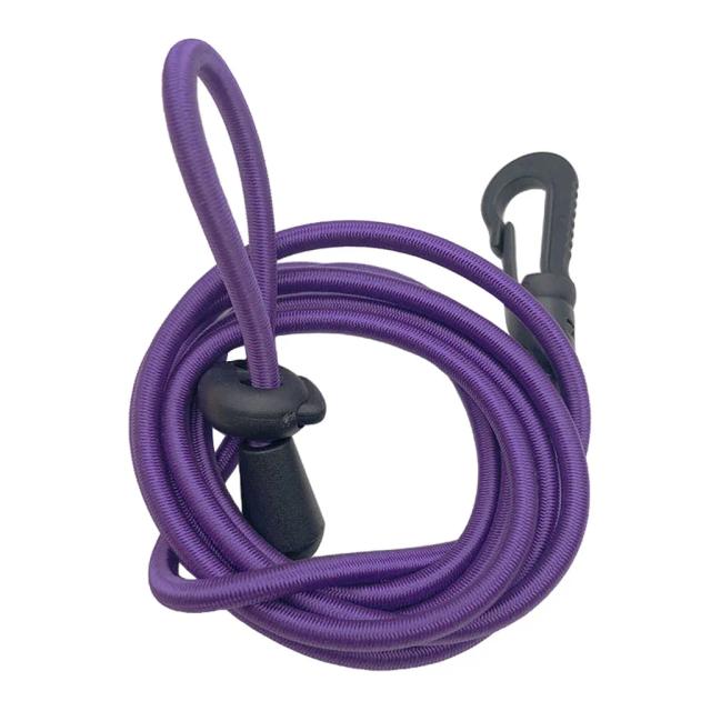 Leash de Remo para Pesca: Segurança e Suporte com Gancho e Cordão Resistente para Acessórios de Barco