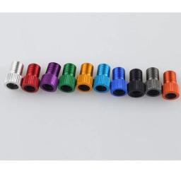 Bicicleta Presta para Schrader Valve Converter, Adaptador FV, AV Road Bike Valve, 10 Cores - Image 5