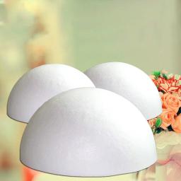 Hemisfério de isopor para festa de casamento, segurando flores, modelagem artesanal, bolas de poliestireno, decoração DIY, despedida de solteira - Image 1