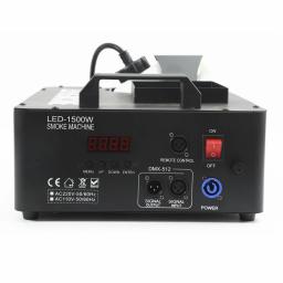 Máquina de nevoeiro com luzes LED, 3in 1, 1500W, 24x9W RGB, Vertical Stage Fogger, Controle Remoto Máquina de fumaça, DJ, Bar, Disco, DMX512, 2PCs - Image 2
