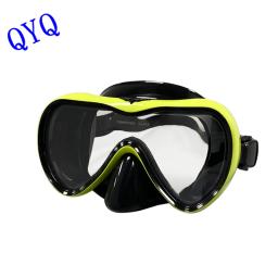 Qyq profissional máscara de mergulho snorkeling terno adulto saia de silicone anti-nevoeiro óculos de natação equipamentos de piscina - Image 2