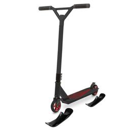 2 pçs inverno neve scooter de esqui trenó crianças dupla utilização esqui dois-em-um scooter duas rodas peças de pneus de equitação trenó de esqui acessórios - Image 5
