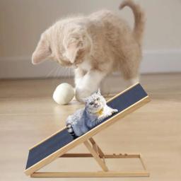 Rampa para animais de estimação para todos os cães e gatos, bom acesso ao sofá para cães e gatos-suporte até 60lb, superfície antiderrapante para animais mais velhos - Image 4