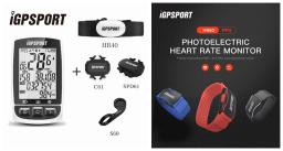 IGPSPORT-Bicicleta Monitor de Freqüência Cardíaca, Bicicleta Computador, Velocidade Cadência Sensor, Ciclismo ANT, Bluetooth 4.0, Velocímetro Acessórios, IGS618 - Image 1