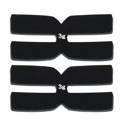 Tiras do equilíbrio do peso da raquete do tênis do silicone, Badminton Racquet Fitas Esportivas, 3g, 6 PCes por o bloco - Image 3
