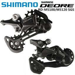 Shimano deore m5100 m5120 sgs desviador traseiro 11v sombra gaiola longa 11 velocidade mountain bike desviador de bicicleta peças originais da bicicleta - Image 1