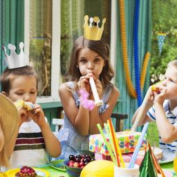 Chapéus de papel de happy birthday, decoração de festa para meninos e meninas com 5 peças de coroa de ouro - Image 3