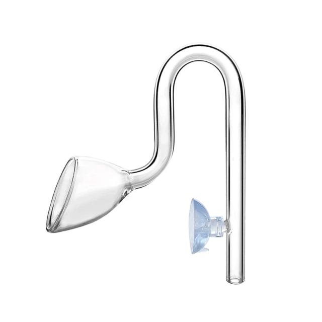 Tubo de Saída de Vidro para Aquários Plantados - Acessórios para Filtros em 10mm, 13mm e 17mm