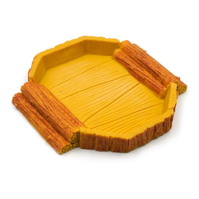 Tigela de Água e Alimentação em Resina para Répteis de Estimação como Tartarugas e Geckos