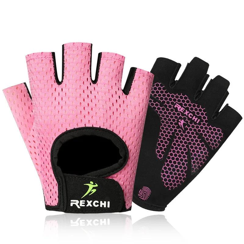 Luva de silicone antiderrapante, esportiva para homens e mulheres, anti-suor, respirável, fitness, esportes ao ar livre, academia - Image 1
