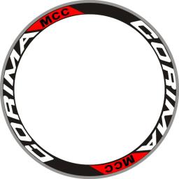 Adesivos refletivos para rodas aero + aro de bicicleta, conjunto de adesivos para rodas de bicicleta de estrada com 2 rodas de 35/38/40/50/55/60mm de profundidade 700c - Image 1