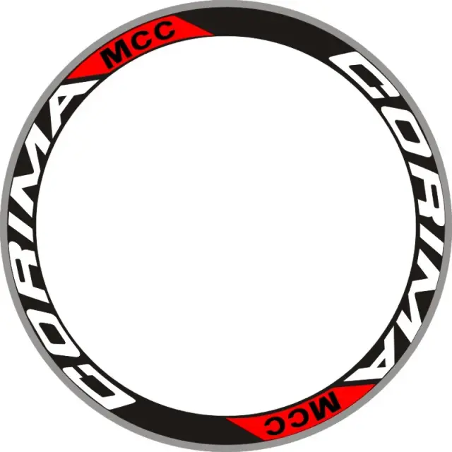 Conjunto de Adesivos Refletivos para Rodas Aero de Bicicleta 700c com Opções de Profundidade 35-60mm