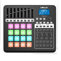 Worlde-Portátil USB MIDI Teclado Controlador, Mini MIDI Pad Controller, 16 Almofadas de Tambor com Cabo USB, PANDA200 - Image 3