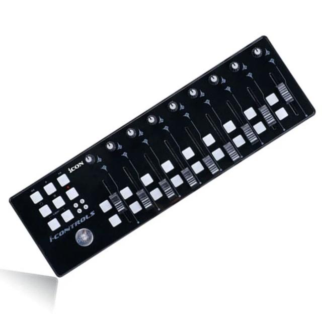Manual do ICON-iControls Fader: Mini Controlador MIDI USB com Joystick e Controles Múltiplos para DJ e Mixagem