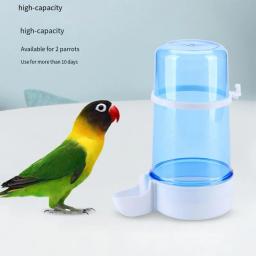 Pássaro bebedor de água recipiente alimentador automático birdcage garrafa de água transparente pássaro potável fonte dispensador papagaio pet wate - Image 4