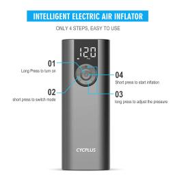Cycplus a8 ciclismo acessórios da bicicleta multifuncional inflator bomba de alta pressão para o carro portátil compressor ar - Image 2