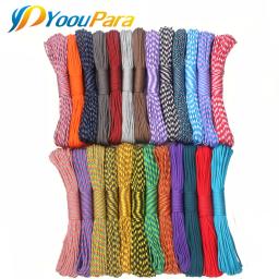 Corda paraquedas paracord 250 cores, 100 metros corda tipo iii 7 de paraquedas, corda ao ar livre, kit de sobrevivência de acampamento, atacado - Image 1