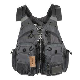 Lixada adulto colete de vida colete colete colete de segurança ao ar livre sobrevivência pesca colete salva-vidas natação caça roupa de banho para a pesca - Image 1