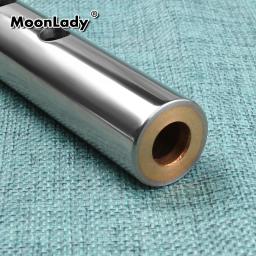 Quena instrumento de sopro com saco, G chave flauta, Aço titânio caseiro, Flauta Vertical Metal - Image 6