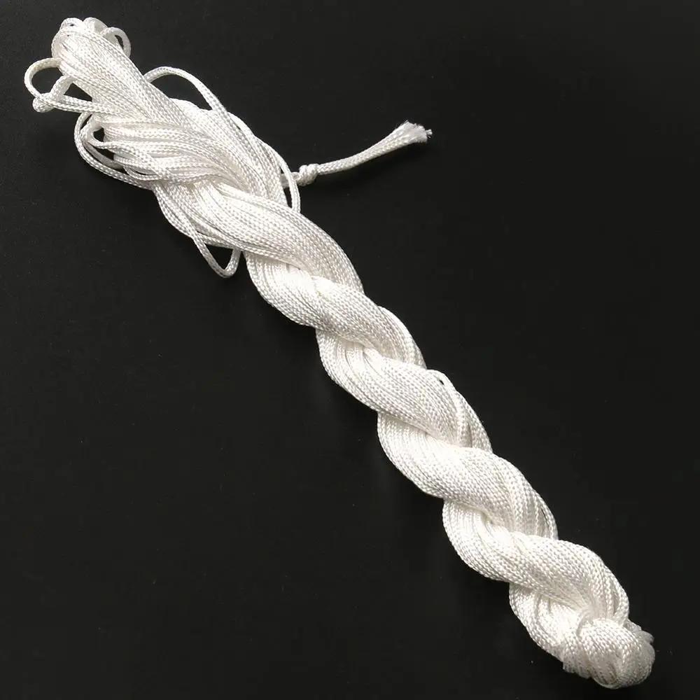 Cordas Trançadas de Nylon para Fazer Jóias, 15 Cores, Rosca, Nó Chinês, Macramé, Rattai, Pulseira e Colar, DIY, 22m - Image 1