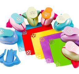 Gravação em relevo diy canto impressão de papel cartão cortador scrapbook shaper grande dispositivo de gravação buraco perfurador crianças artesanal artesanato presente - Image 1