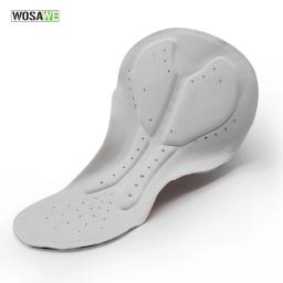 Wosawe-shorts de ciclismo com 3d e 5d almofada, respirável, para bicicleta de estrada, mtb, equitação, roupa interior acolchoada, diy - Image 2