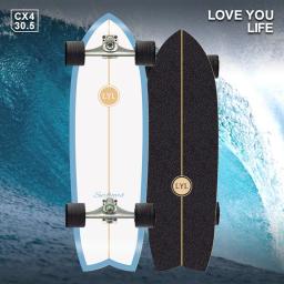 Prancha de Surf para Iniciante, Prancha Terra, Adulto Surfskate Board, Skate, Longboard, Surf Training, Fish Board, Esqui, Cx4 - Image 5