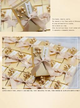 Caixa de doces flores com fita, 5 peças, lembranças de casamento e caixas de presentes para convidados, decoração de casamento, chá de bebê, suprimentos de festa - Image 6