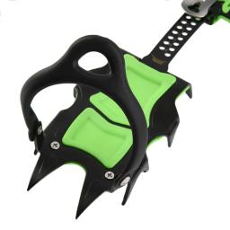 Brs profissional 14 dentes crampons de gelo neve antiderrapante bota sapatos cobre cinta de aço pinças de gelo para esqui caminhadas escalada - Image 2