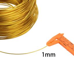 3-10 metros de fio de alumínio flexível metal artesanato fio de jóias fio de miçangas para a criação de arte bonecas esqueleto diy artesanato de jóias - Image 5