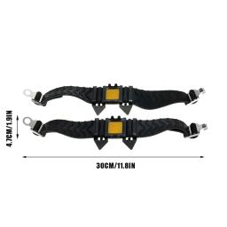 Outdoor montanha escalada neve sapatos picos, Anti Slip Crampon, Caminhadas gelo, Esqui, 4 dente pinça, Inverno - Image 5