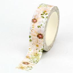 NOVO 1 unidade. Conjunto de fita washi decorativa com lindas flores, faça você mesmo, scrapbooking, álbum de fotos, fita adesiva, papelaria coreano - Image 3