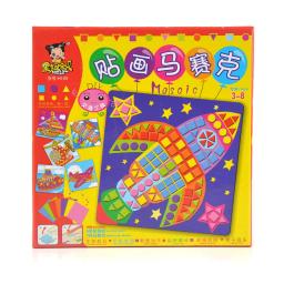 Adesivo infantil de brinquedo, mosaico divertido, kit de arte e artesanato para crianças, decoração de atividade infantil, brinquedo educativo - Image 3