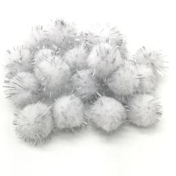 50pcs 15mm 25mm pompons coloridos para bonecas de vestuário material artesanal macio macio macio pom poms bola para diy crianças brinquedos acessórios - Image 2