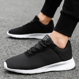 Tênis de malha respirável casual para homens e mulheres, tênis de corrida, tênis de caminhada, plus 48, verão - Image 1