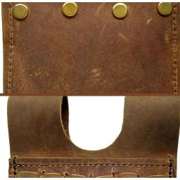 Tradicional recurvo/composto arco besta caça tiro tiro ao alvo prática bolso do couro flecha aljava saco - Image 4