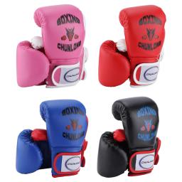 Crianças luvas de boxe crianças adultos muay thai boxe sanda equipamentos pontapé luvas de treinamento de boxe - Image 1